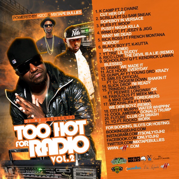 DOWNLOAD: DJ H2 ‘Too Hot For Radio Vol 2’ – @305Magazine – Miami, FL