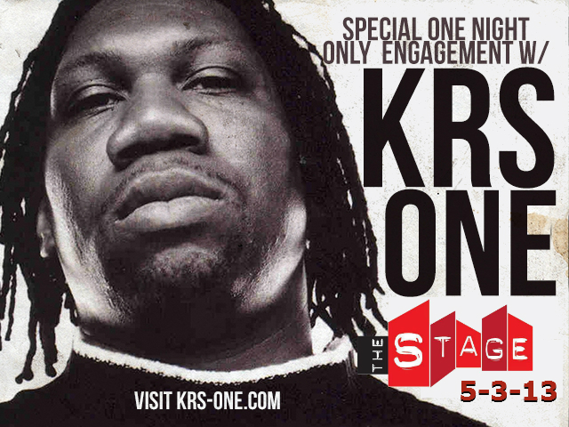 KRS-1 at The Stage Miami May 3rd, 2013
